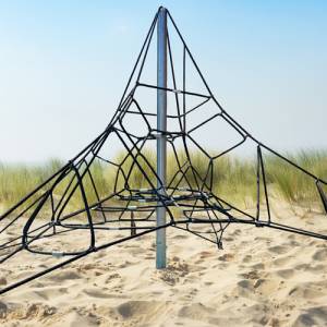 Raumnetzpyramide Klettergerät | Höhe 300 cm
