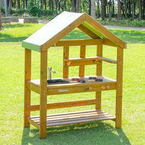Outdoor-Spielküche mit Dach