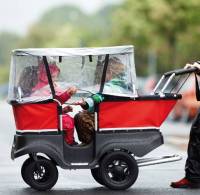 Winther Turtle Kinderbus 4-Sitzer | Regenschutz