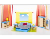 Puppenhaus Möbelset Modern - Schlafzimmer | 16 Teile