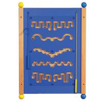 Wandspiel Magnet-Rallye blau