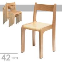 Stapelstuhl Alexander - Sitzhöhe 42 cm