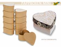 Pappboxen Mini 10er Set - Herz