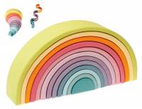 Bausteine Regenbogen Pastell | 12 Teile