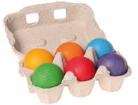 Grimm`s Bausteine | Holzkugeln Regenbogen 6er Set - Bunt