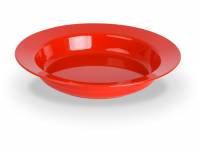 Kindergeschirr Polycarbonat - Teller tief Ø 19 cm | Rot