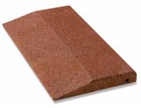 Fallschutzplatte Terrasoft | Randplatte halb 25 x 50 cm