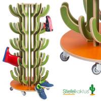 Stiefelkaktus mit Rollen | Für 35 Paar Schuhe