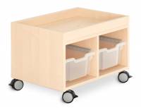 Spielecenter Krippe Mini | Für 2 Kunststoffkisten
