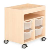 Spielecenter Kiga Mini | Für 4 Kunststoffkisten