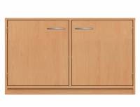 Schrank mit Doppeltür und 4 Fächern