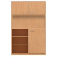 Hochschrank mit 9 Fächern | Tür rechts unten