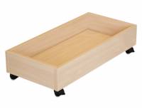 Spielpodest Quadrat offen (Anstellhöhe 24 cm) - Rollwagen
