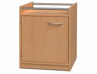 Krippenschrank mit 2 Fächern und Haltegriffen