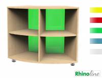 RhinoLine | Sechstelkreisschrank Acrylglas - Höhe 83,1 cm