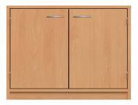 Schrank mit Doppeltür und 2 Fächern