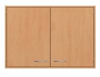 Aufsatzschrank | Hängeschrank mit Doppeltür und 2 Fächern