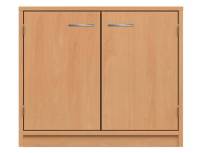 Schrank mit Doppeltür und 2 Fächern