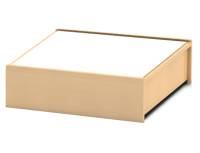 Spielpodest Quadrat mit Sicherheitsspiegel (Anstellhöhe 24 cm)
