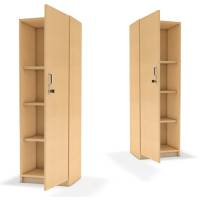 Personalraum | Hochschrank mit 4 Fächern und Tür