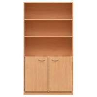 Hochschrank mit 7 Fächern und Doppeltür