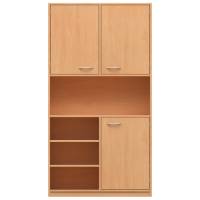 Hochschrank mit 11 Fächern | Tür rechts unten