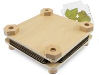 Blumenpresse aus Holz | 15 x 15 cm