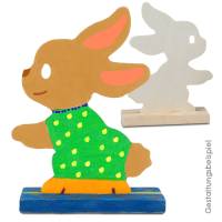 Holzaufsteller Osterhase | 2 Teile