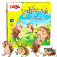 Igelfreunde auf farbenfroher Blättersuche