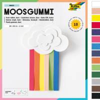 Moosgummi DIN A4 - 10 Bogen pro Farbe