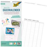 Dauerkalender Familienplaner 23 x 49 cm | Zum Selbstgestalten