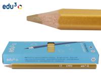 edu3 Jumbo hexagonal - Gold | 12er Set