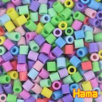 Bügelperlen Hama MIDI | 3000 Bügelperlen Ø 0,5 cm - Pastell