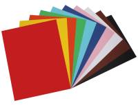 Tonkarton 50 x 70 cm | 100 Bogen in 10 Farben