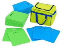 Sitzkissen 32 x 38 cm | Sitzmatten 30er Set