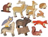 Holztiger Wald- und Wiesentiere 12er Set