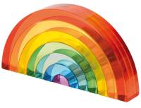 Bausteine Acryl-Regenbogen 16 cm | 7 Teile