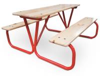 Sitzgarnitur Picknick - Sitzbank für Kinder | 110 x 110 cm