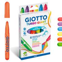Giotto Turbo Giant Fluo | Leuchtstifte 6er Set