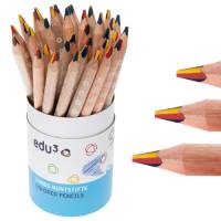 edu3 Jumbo dreiflächig | 36 Regenbogenstifte