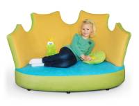 Kindersofa Froschkönig | Mikrofaser