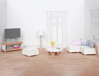 Puppenhaus Möbelset Style - Wohnzimmer | 15 Teile