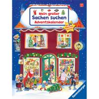 Mein großer Adventskalender | Sachen Suchen mit 24 Mini-Bilderbüchern