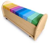 Kissenwagen Bausatz mit 10 Sitzkissen Regenbogen Classic