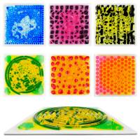 Faszinationsmatten - Sensorikplatten Liquid 30 x 30 cm  | 6er Set
