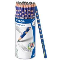 Lyra Groove Slim Graphite - Bleistift dreiflächig | 48er Set