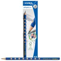 Lyra Groove Slim Graphite - Bleistift dreiflächig | 12er Set