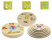 HUMANICO Kontinente, Ernährung & Mülltrennung | Puzzle Sprachförderung 3er Set