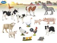 Papo Tierfiguren | Bauernhoftiere 15er Set