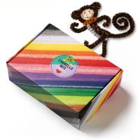 Chenilledraht 30 cm | Pfeifenputzer - 700er Set Jumbo Mix Bunt